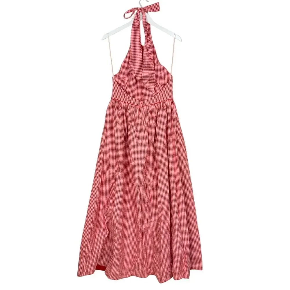 Tuckernuck Red Gingham Halter Marcie Dress - Picture 7 of 10